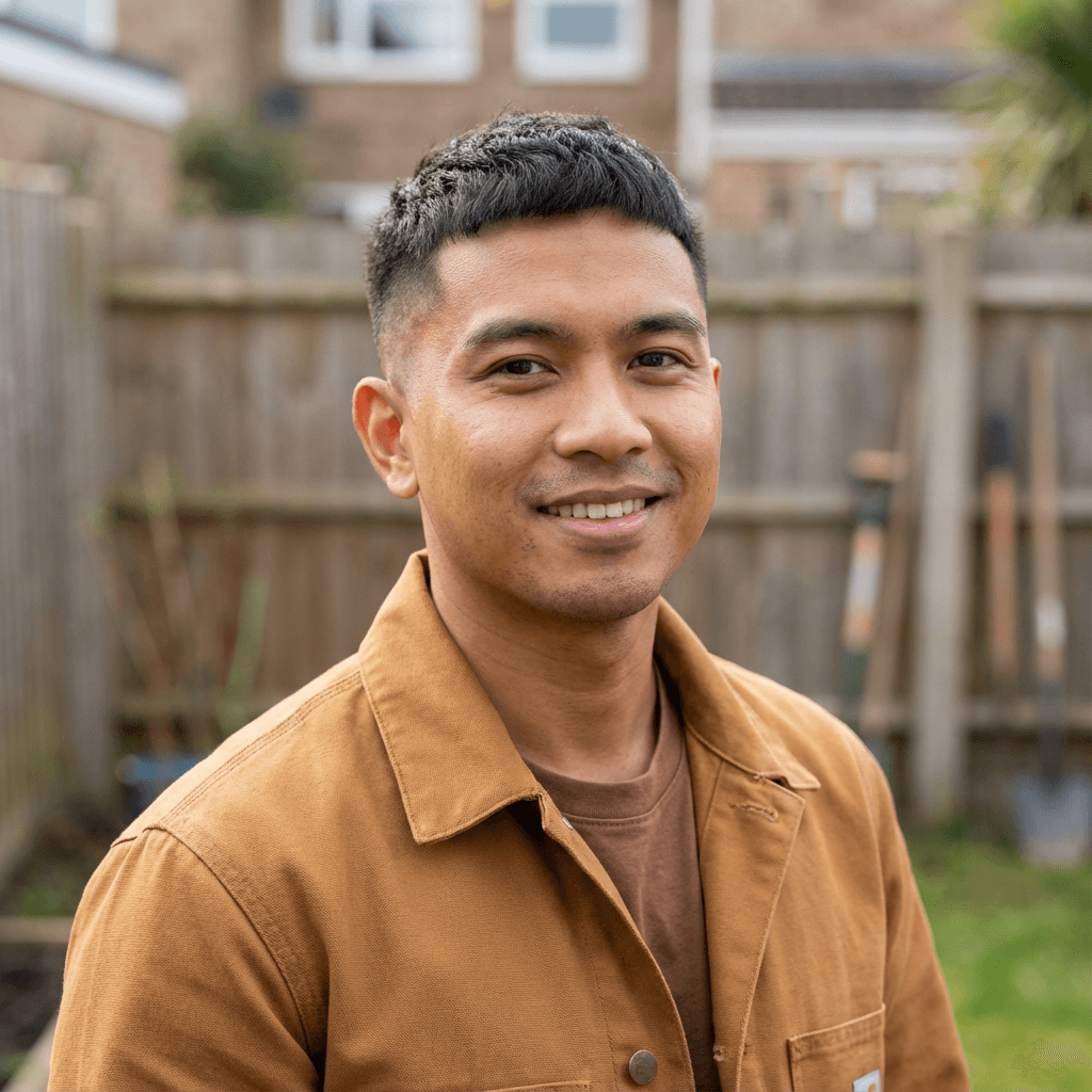 Marcus Chen, a relaxed male massage client in his mid 30s